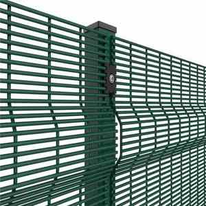 Customized South Africa clear view fencing anti climb 358  fence panels 358 High Security Fence