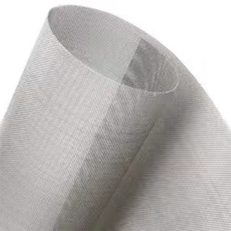 SUS 304 316 316l 100 200 300 500 Micron Plain Screen Woven Mesh Cloth 304 316 Stainless Steel Woven Wire Mesh