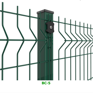 Commercial 6x6 Concrete Reinforcing Galvanized Steel 3D Curved Clear View 6 Gauge Welded Wire Mesh Fence Panels