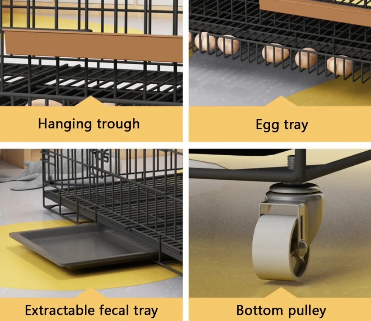 Multiple Sizes Layer Used Chicken Pet House Poultry Farm Broiler Cage For Sale