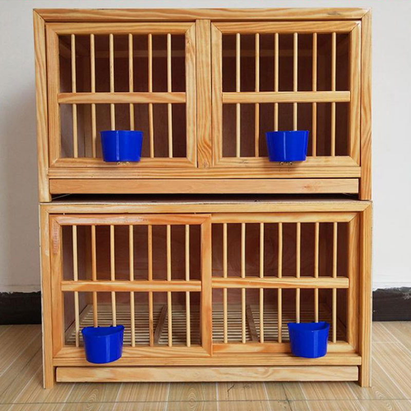 All Seasons Commercial Wooden Birds House Pigeon Cage Breeding 6 Modular Pigeons Cage