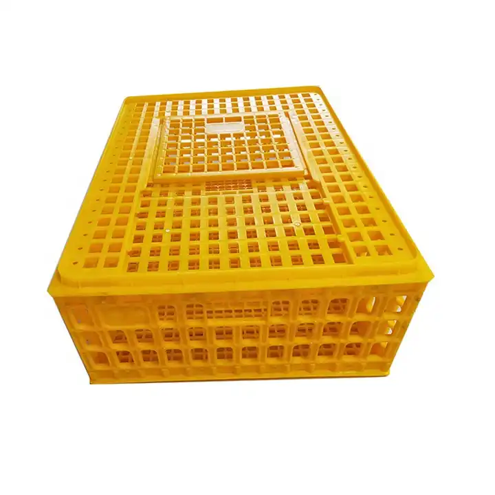 Hot Sell Plastic Chicken Ducks Geese Pigeon Transportation Cage Chicken Transport Box