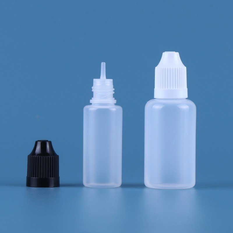 Free Samples Plastic PE Mini Small Paint Glue Dropper Bottle 10ml Oil Liquids Squeeze Bottle With Childproof Cap For Tattoo Ink