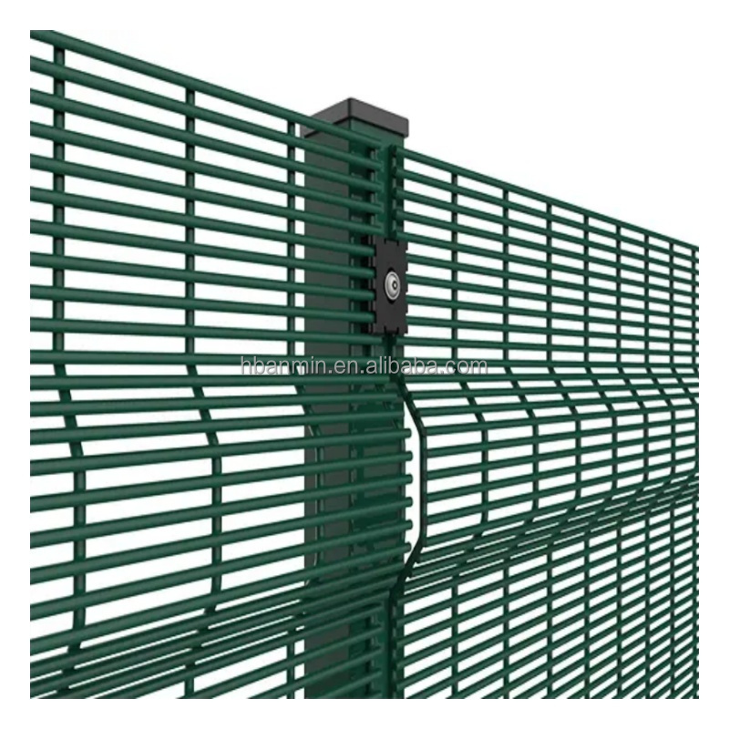 Hot sale unclimbable mesh fence panels anti climb fence hot-dipped galvanized 358 security fence