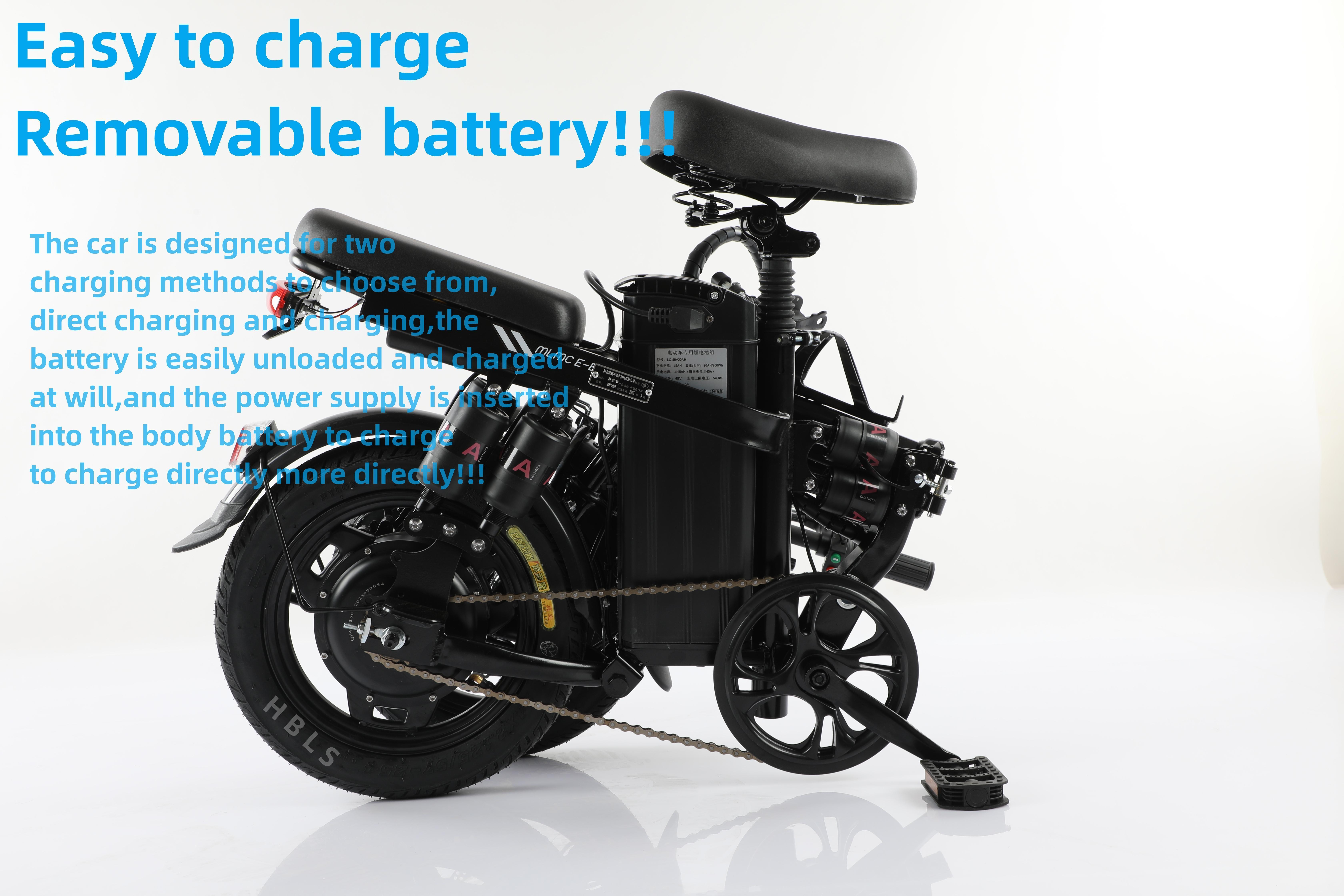 electric bike wholesale 2023 most popular 14 inch folding electric bicycle bike ebike bicicleta electric Foldable Electric Bike