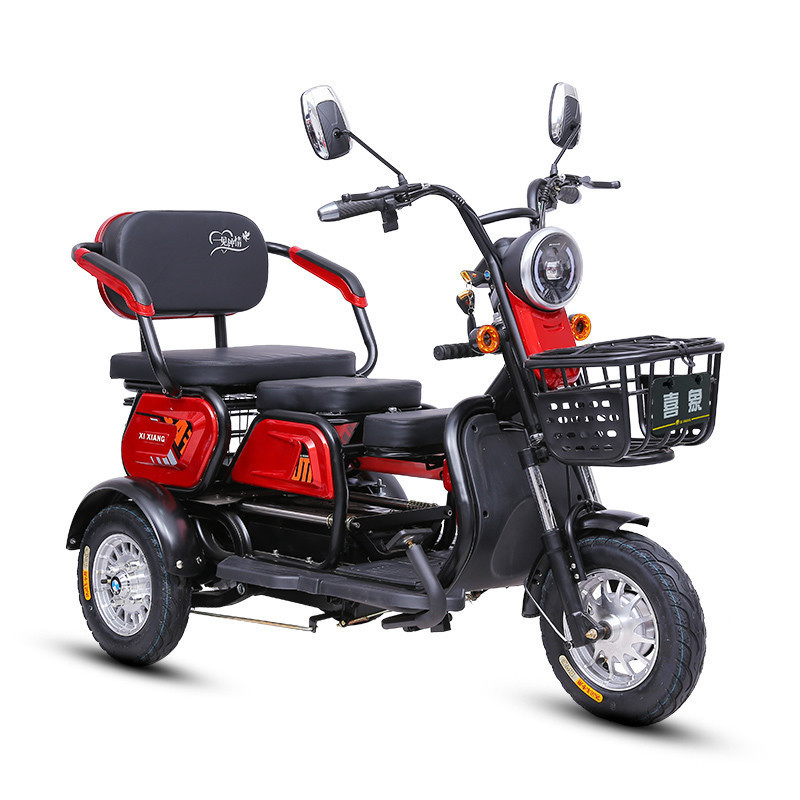 Newly Designed 3 wheels trike tricycle electric bike 600W 800W mobility scooter 3 adjustable seats electric electric tricycles