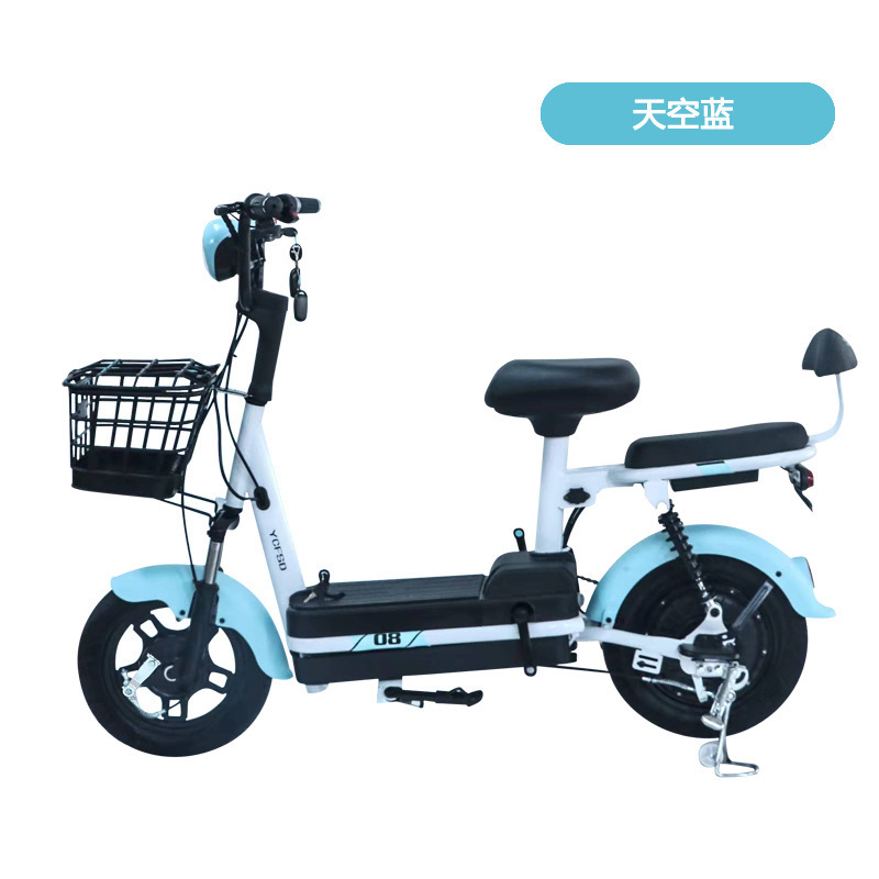 China's New Electric Bicycle 2-seater 48V 350W Electric City with a Speed of 30km/h and a Speed of 60 miles/h Electric Bicycle