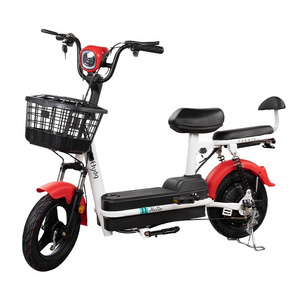 China's New Electric Bicycle 2-seater 48V 350W Electric City with a Speed of 30km/h and a Speed of 60 miles/h Electric Bicycle