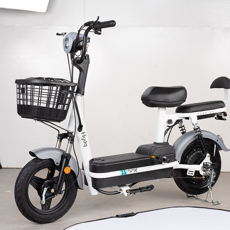 China's New Electric Bicycle 2-seater 48V 350W Electric City with a Speed of 30km/h and a Speed of 60 miles/h Electric Bicycle