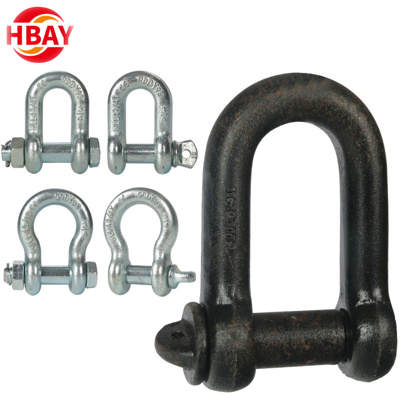 ANYUE Manufacture Direct Sale G210 Screw Pin Shackle Dee Shackle With Worry Free After Sales