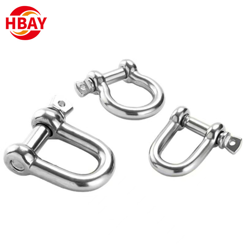 Rigging Hardware G210 Shackle Stainless Steel ss304 ss316 D Shackle Anchor Shackle for marine