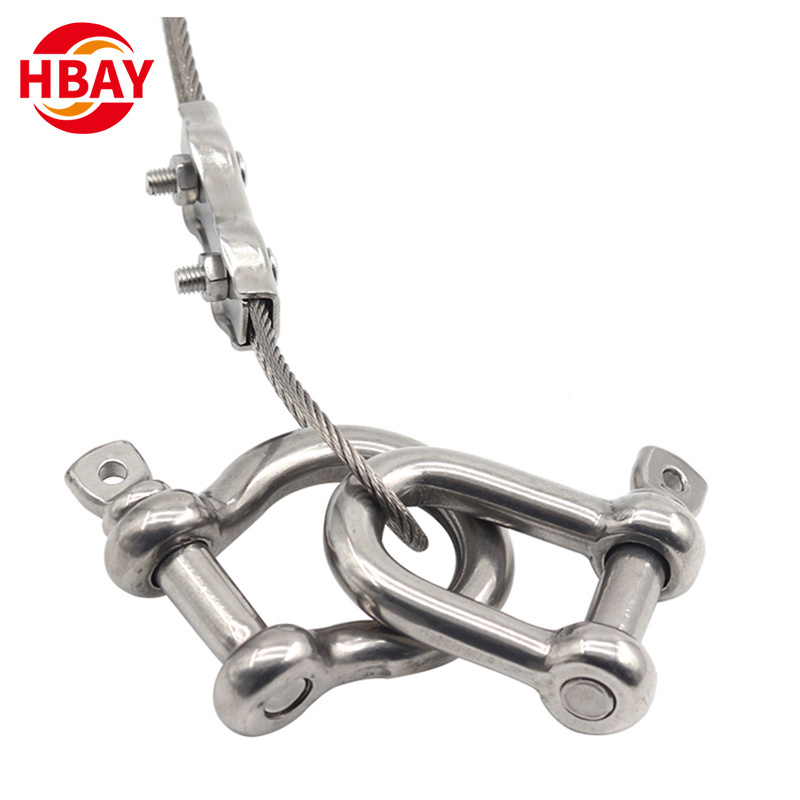 Rigging Hardware G210 Shackle Stainless Steel ss304 ss316 D Shackle Anchor Shackle for marine