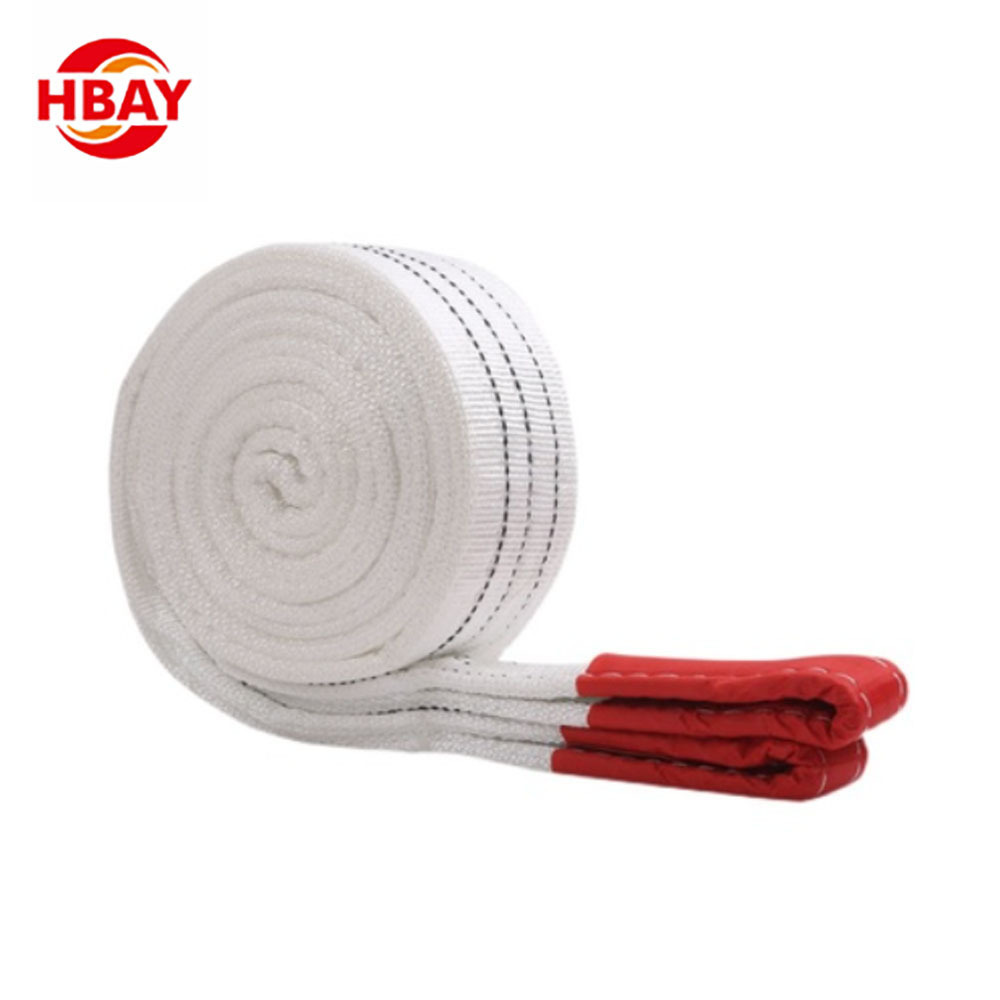 High toughness polyvinyl acetate fiber colored lifting sling circular lifting sling