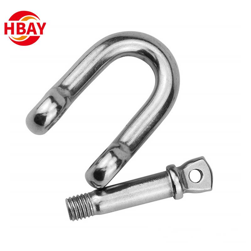 ANYUE Manufacture Direct Sale G210 Screw Pin Shackle Dee Shackle With Worry Free After Sales