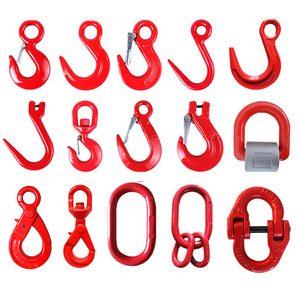 Rigging Forged Steel Large Opening Type Lifting Hook Alloy steel clevis slip eye safety hook for cargo lifting