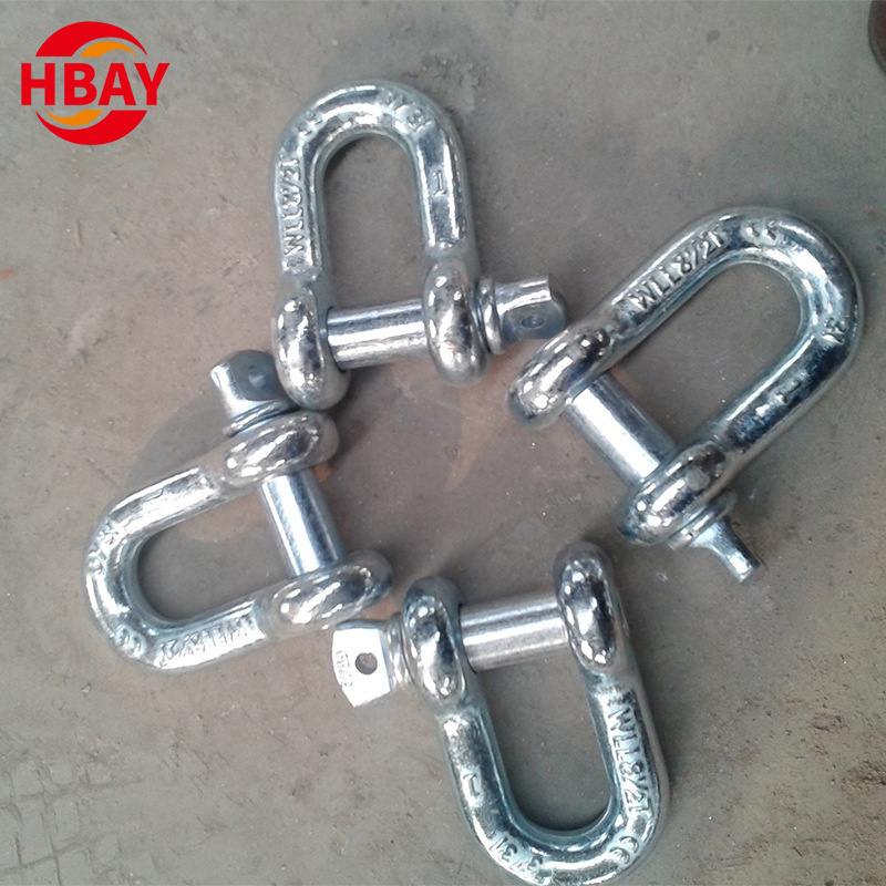 ANYUE Manufacture Direct Sale G210 Screw Pin Shackle Dee Shackle With Worry Free After Sales