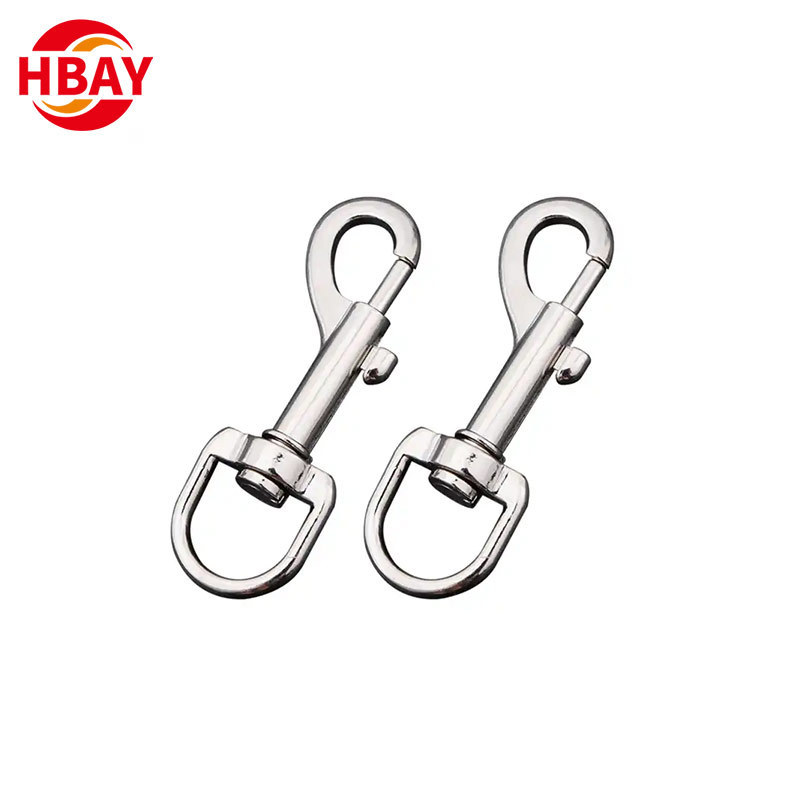 Bag Making Accessories Hook Snap Dog Leash Snap Swivel Chrome Bolt Snap Eye Hook for Bag Purse