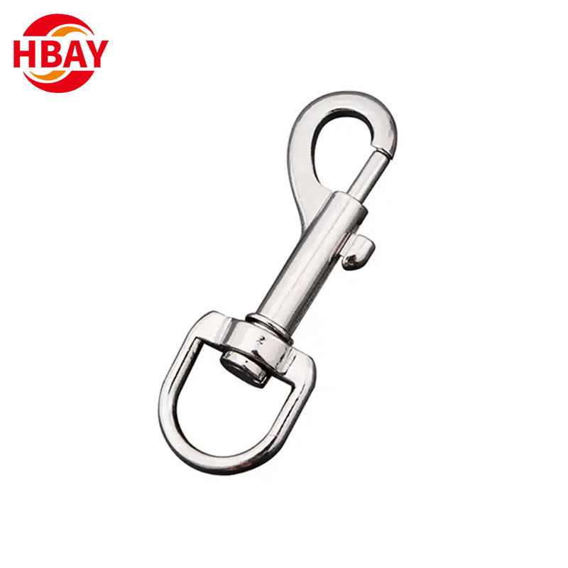 Bag Making Accessories Hook Snap Dog Leash Snap Swivel Chrome Bolt Snap Eye Hook for Bag Purse