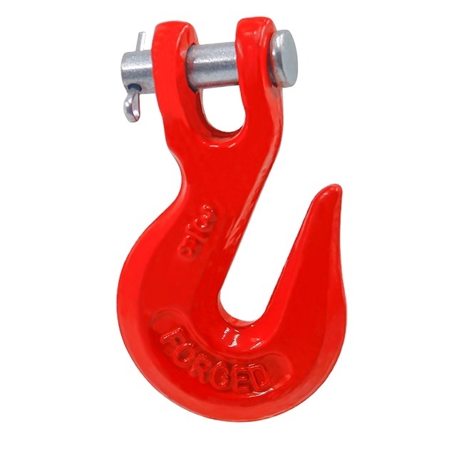 Drop Forged Rigging G80 lifting  Alloy Steel Clevis Grab Hook Clevis slip hook with latch