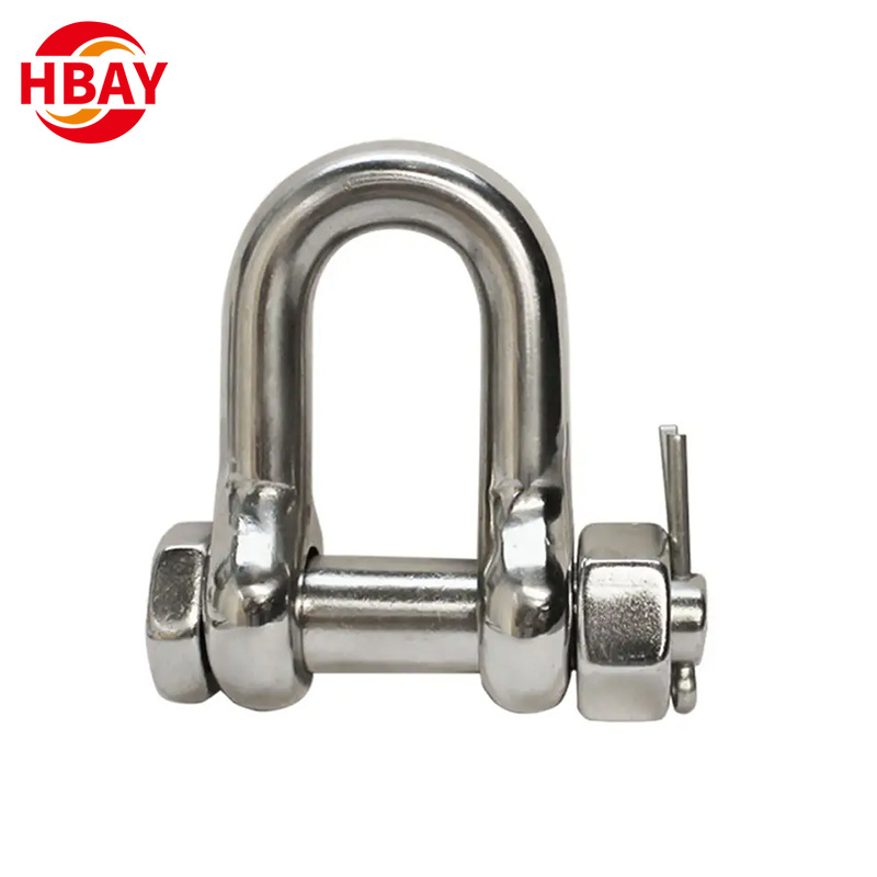 Good Quality Galvanized Rigging Hardware Screw Pin Anchor D Shackle rigging shackle bow shackle