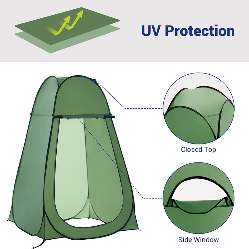 Hotsale Portable Solar Shower Camping Bath Bag Tent Instant pop up tent shower Outdoor Camping outdoor shower tent