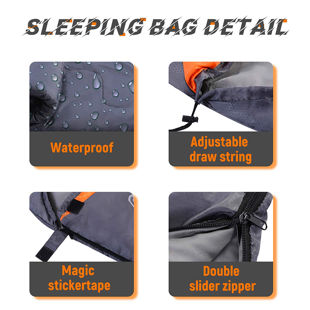 Hot sale Wholesale Soft Comfortable Individual camping comfort lightweight portable sleeping bag