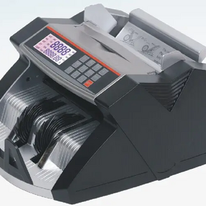 The newest changing red LCD money counting machine currency counting machine