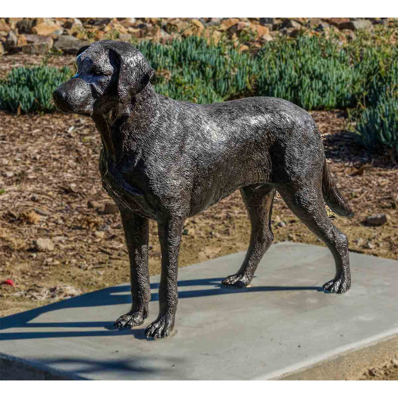 Custom Outdoor Garden Decoration Antique Bronze Greyhound Life Size Dog Statue Sculpture For Sale