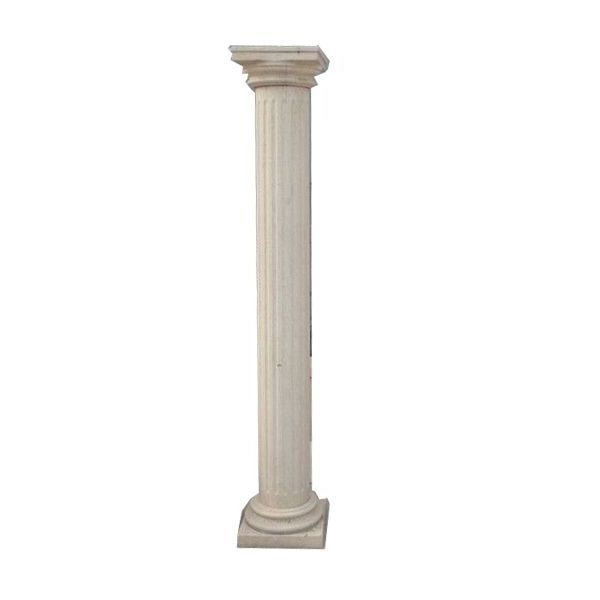 Custom High Quality Round House Gate Roman Marble Pillar Design for Decoration Outdoor