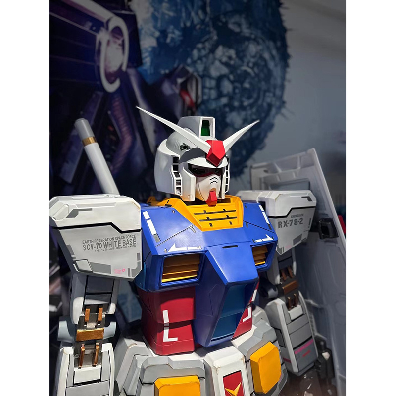 Custom Life Size Anime MOBILE SUIT Figure MOBILE SUIT Resin Gundam Sculpture Life Size Gundam Statue For Home Decor