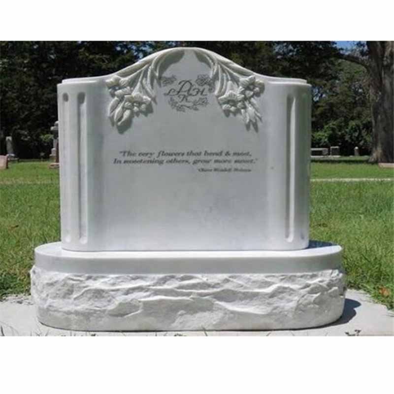 Custom-made Stone Cemetery gravestone tombstone headstone Religious Mary statue Sculpture