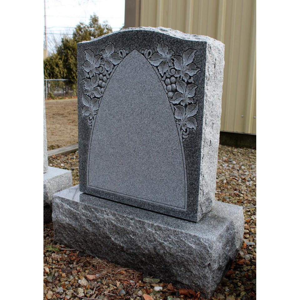 Modern style marble tombstone custom Shanxi black granite tombstone and monument cheap tombstone Statue