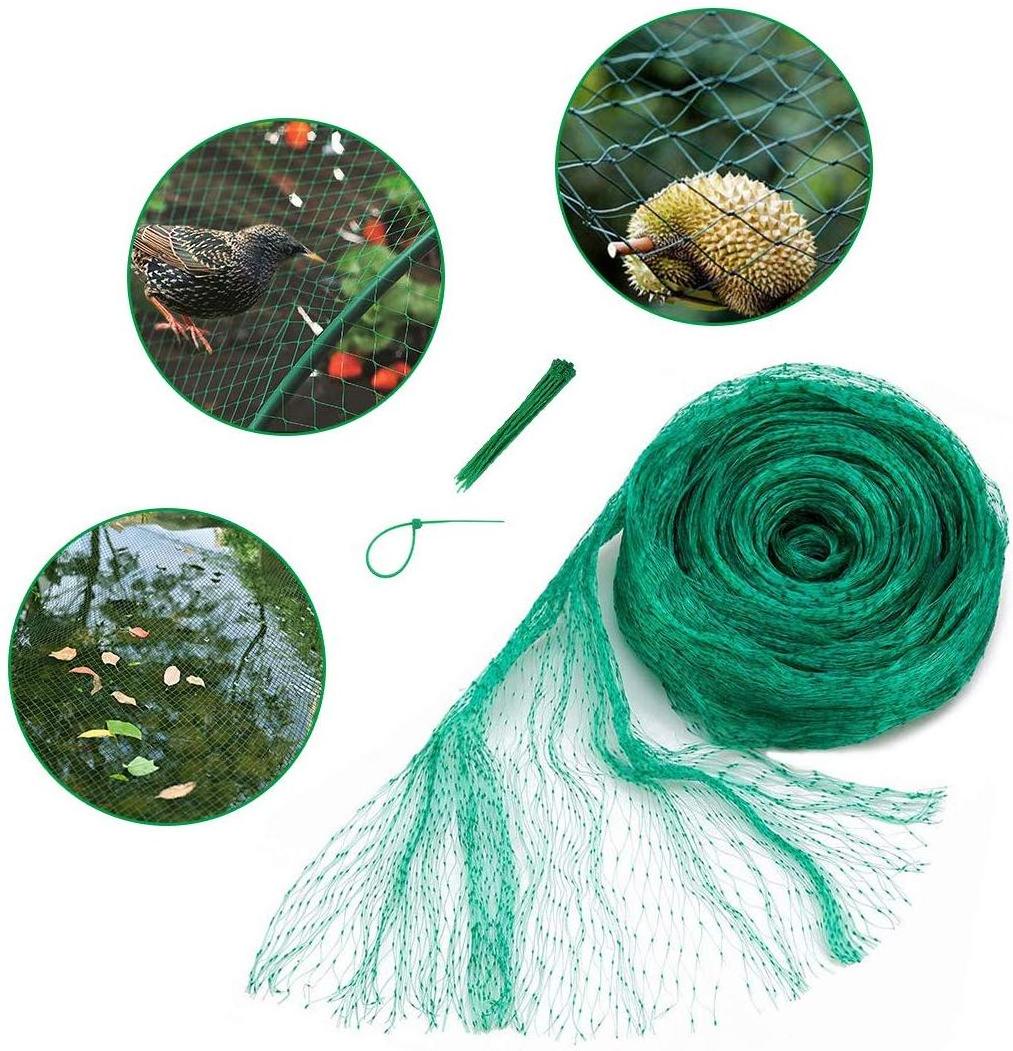 customizable various agricultural anti bird netting/Anti Bird Netting Plastic Extruded Catching Bird Net