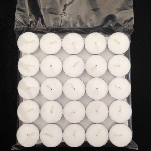 Cheap White Tea Light Candles Unscented Non-toxic Long Burning Tealight Candle