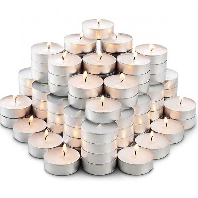 Natural Paraffin Wax Tealight Candles Scented Tea Light Tealight Candles Set