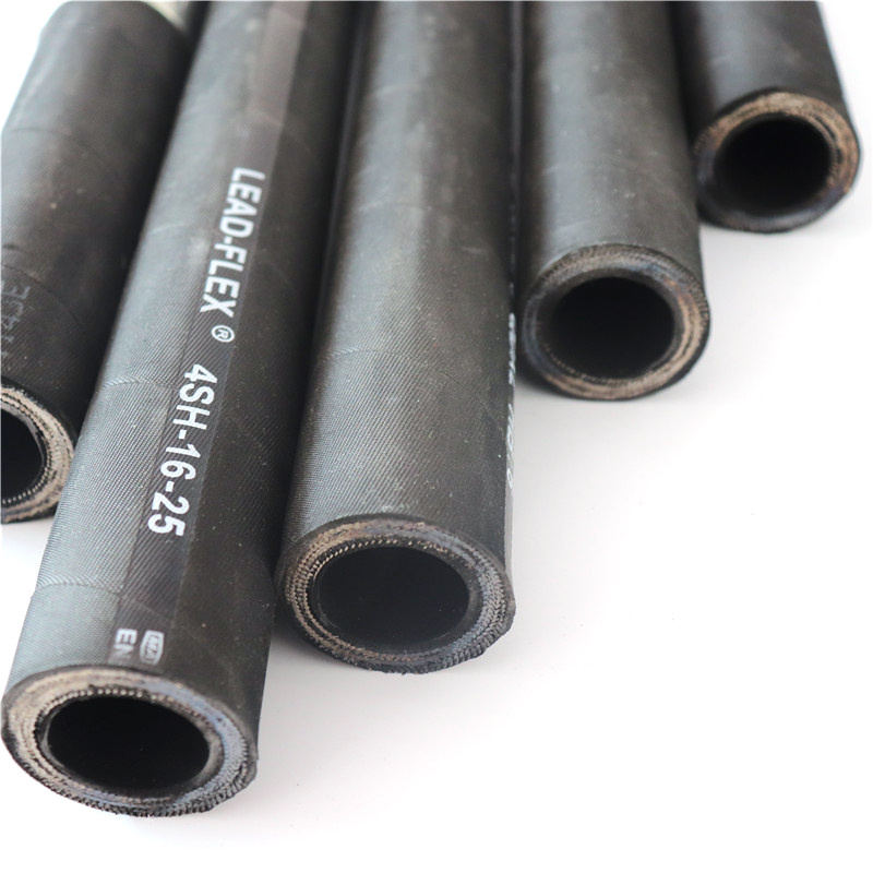 Super Long Service Life Flexible Rubber Hydraulic Hoses High Pressure Hose 1sn 2sn From 215 Bar