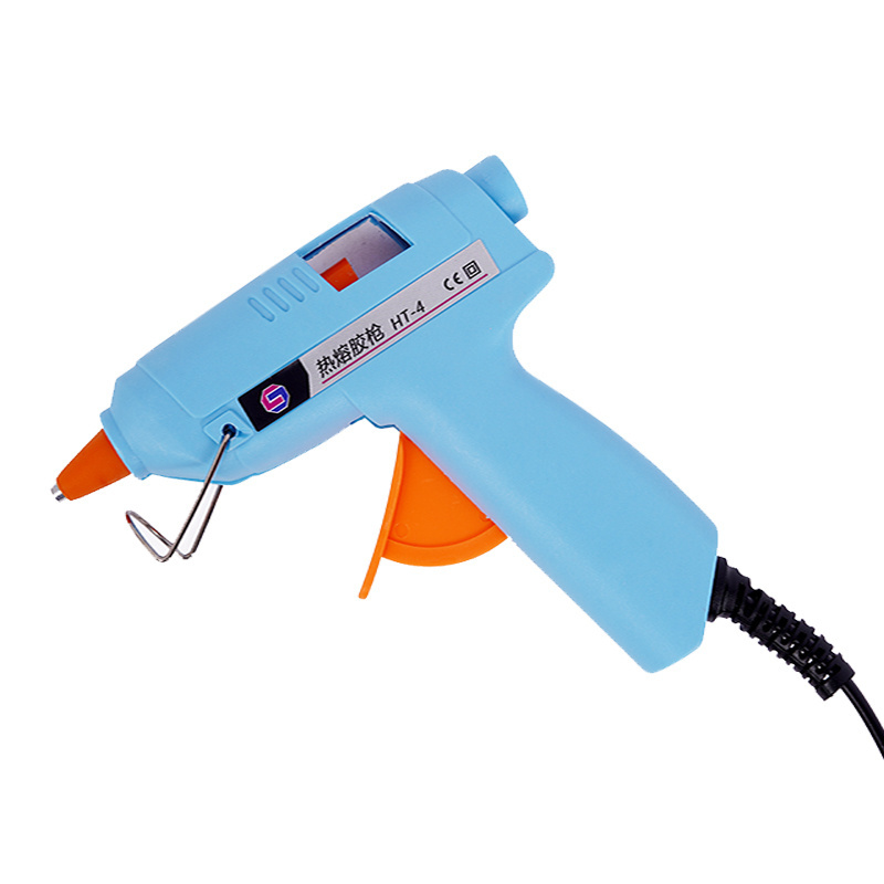 CHANG SHOU Blue Glue Gun 20W for Children DIY Craft Hot Melt Glue Gun Mini Size