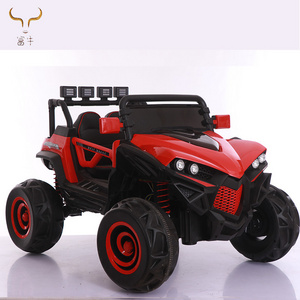 Popular Ride On Toy  2 Seats Kids Electric Car 24v  remote control children ride on car  with LED light for baby driving