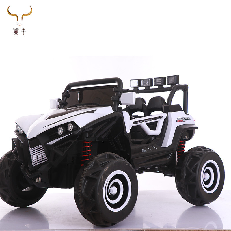 Popular Ride On Toy  2 Seats Kids Electric Car 24v  remote control children ride on car  with LED light for baby driving