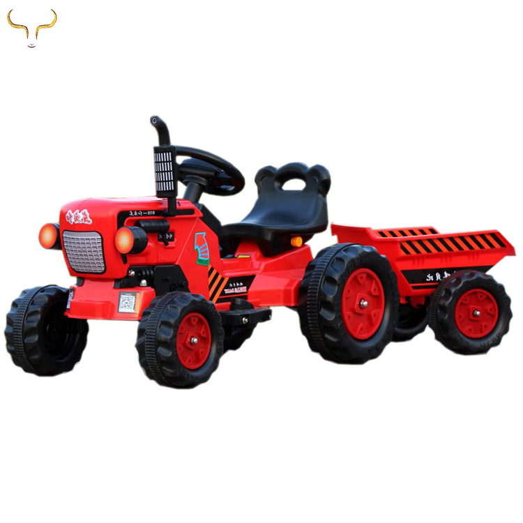 2019 best selling farm mini tractor car 4x4 electric kids ride on tractor wholesale