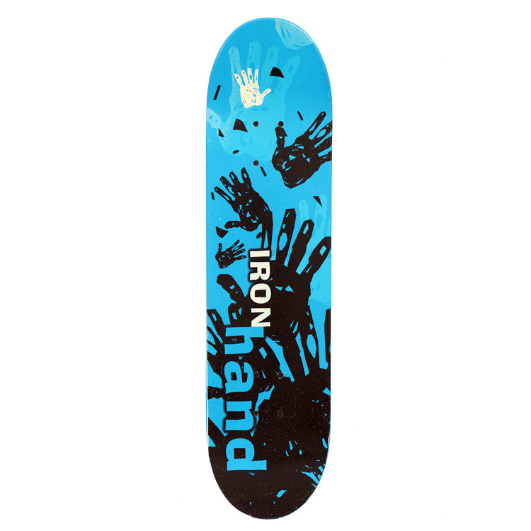 2019 New 7 Layer 100% Canadian Maple Free Sample Skateboard , 4 Wheels Longboard Deck Skateboard Complete