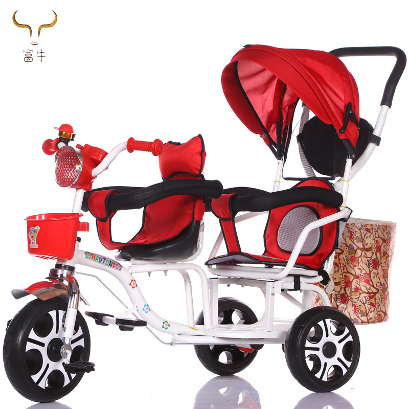 new design double seat baby tricycle twins cheap baby trike high quality tricycle toys car ,wholesales baby tricycle