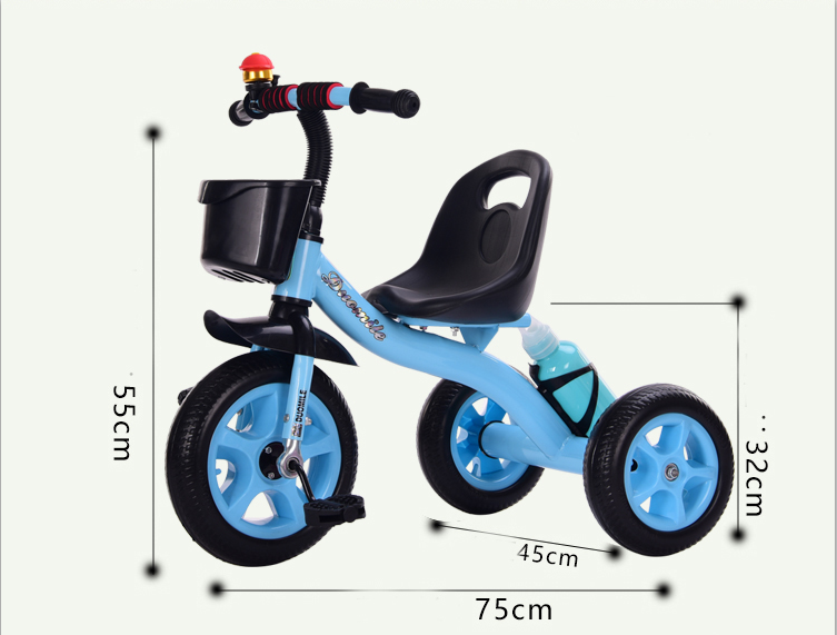 Factory price tricycle kids bike baby carrier tricycle no foldable kids tricycle with EVA wheel