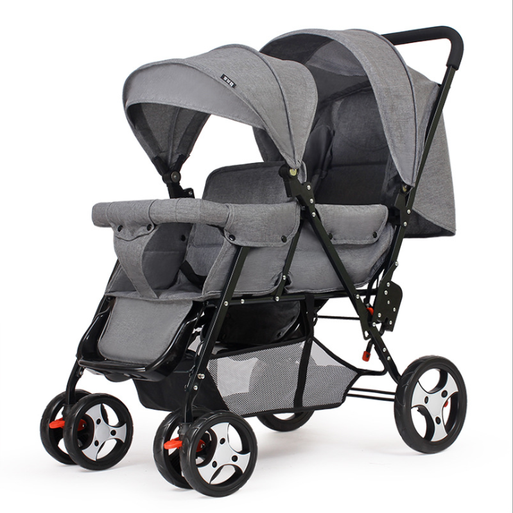 high quality baby stroller twins buggy / twin stroller car seat / baby stroller for two baby 0+