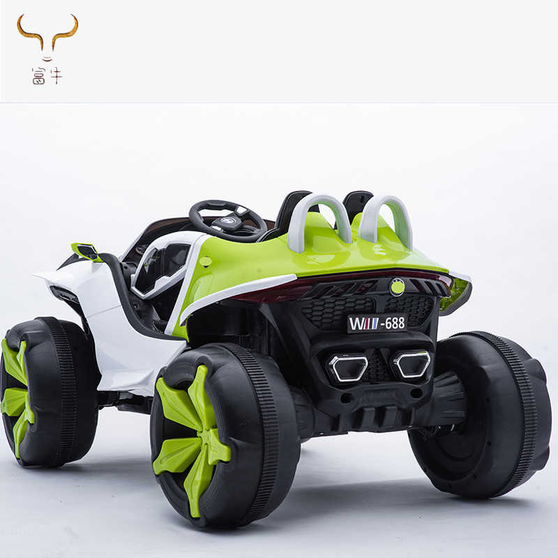 New model 2 seat ride on rechargeable toys car  big size children's electric cars for 1 to 8 years old ,12V remote control car