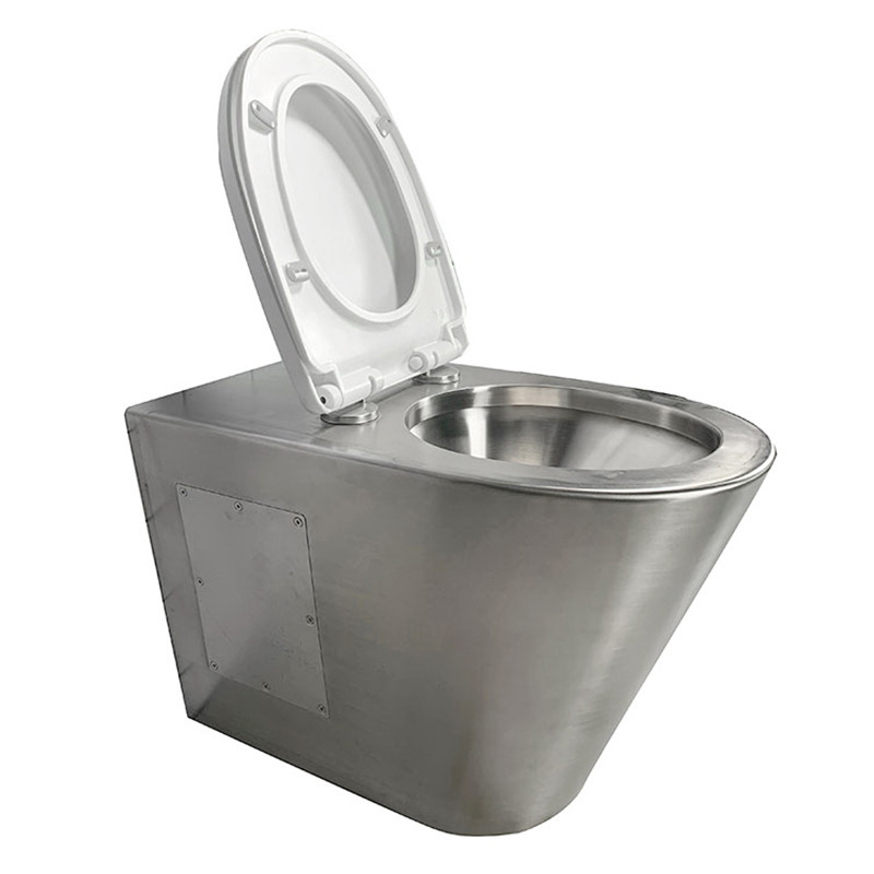 HILITE factory price prison wc toilet 304 stainless steel water closet american standard one piece steel wc toilets