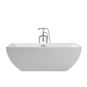 HILITE Deep Soaking Pure acrylic material Resin and fiberglass Freestanding bathtub for bathroom