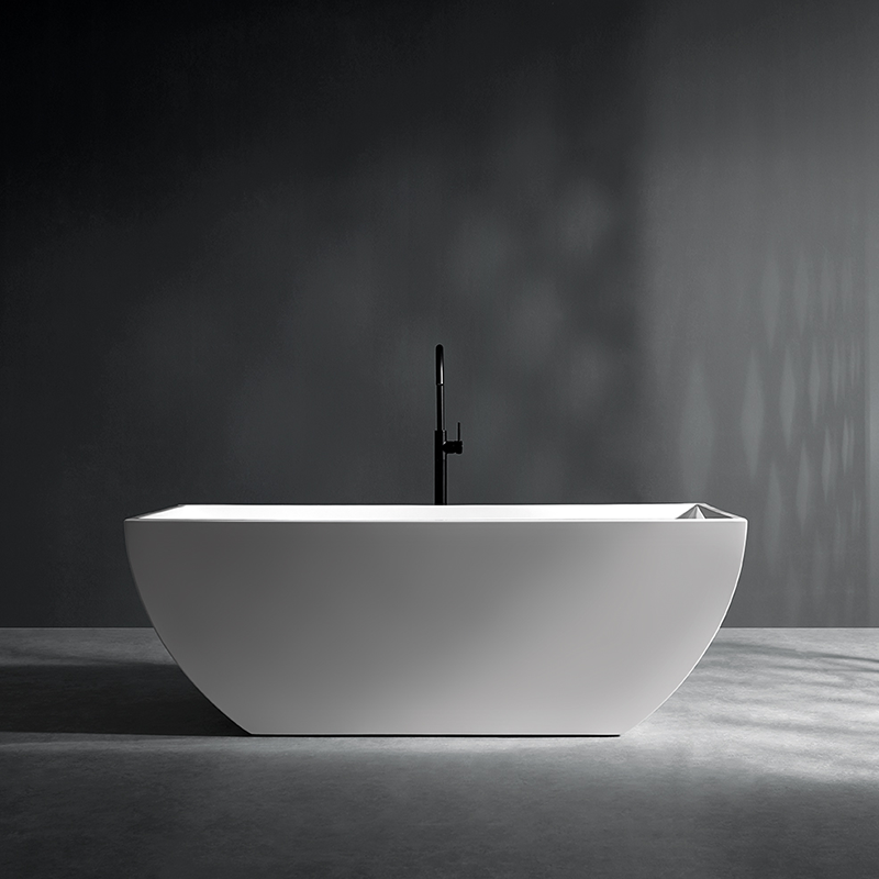 HILITE Deep Soaking Pure acrylic material Resin and fiberglass Freestanding bathtub for bathroom