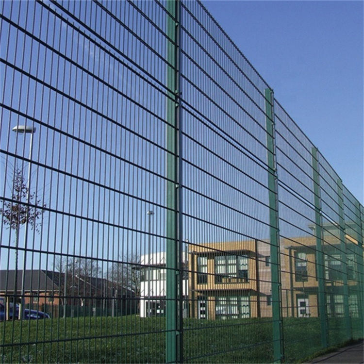 high quality double wire fence garden decorative court with lock gate