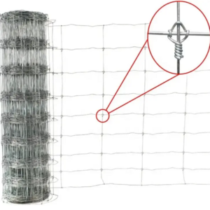 Wholesale deer fencing field fence farm design fixed knot woven iron wire net galvanized hinge cattle mesh